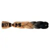 Peluca de Fibra Sintética Africana Trenza Grande de Fibra de Alta Temperatura para Mujer, Cabello Trenzado de un Solo Color, Rastas, Se Puede Ondular y Teñir