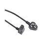 Venta Directa de Cable de Alimentación de Cobre Puro Estándar Nacional 3x0.75 Cuadrado con Enchufe Tipo Cabeza de Serpiente, Cable Específico para Computadora C13 de Tres Pines
