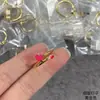 Anillo de Uña de Oro Rosa de 18K Chapado en Oro de 18K, Anillos de Pareja para Hombres y Mujeres, Diseño Estrellado con un Toque de Lujo, Diseño de Uña Completa