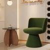 Sofá individual estilo crema, sala de estar, área de descanso, reuniones y negociaciones, tienda de manicura, dormitorio, tocador, sillón giratorio.