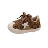 Zapatos de Lona Retro de Caña Baja para Niños con Forro de Felpa para Calidez, Zapatos Deportivos para Niñas con Puntera de Concha de Estrella, Zapatos para Niños con Suela Suave Antideslizante