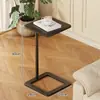 Mesa de Centro de Ferro, Mesa Pequena, Mini Estante de Armazenamento de Cabeceira, Mesa Lateral Minimalista para Sofá, Mesa Alta para Varanda, Mesa de Centro
