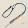 Cordón para Colgante de Jade Flor de Durazno Tejido a Mano Cordón de Collar Ajustable Cordón para el Cuello Cordón para Colgante de Cristal de Cera de Jade