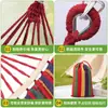 Hamaca de camping con diseño antivuelco, adecuada para uso en interiores y exteriores, lona engrosada, marco curvo, disponible para usuarios individuales o dobles, venta al por mayor del fabricante para ventas transfronterizas