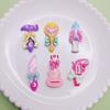 Nova série de varinha mágica de desenho animado acessórios de resina acessórios de resina faça você mesmo acessórios de comida em miniatura chaveiro de brinquedo acessórios de cabelo