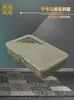 Lianchen Equipo de Pesca Caja de Accesorios Mediana de Cinco Compartimentos Caja para Señuelos Caja de Almacenamiento Negra de Cinco Compartimentos Juego de Cajas de Accesorios Caja para Cebo