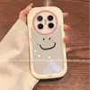Funda para Teléfono Móvil Honor Magic7 Adecuada Todo Incluido Anti-Caídas Honormagic7Pro Aspecto Atractivo Simple Rosa Cara Sonriente