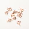 Accesorios de Joyería de Oro Real de 18K, Pulseras Hechas a Mano para DIY, Collares de Perlas, Hilos Especiales y Cuentas con Hebilla Redonda, Materiales para Ensartar Cuentas