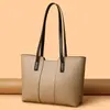 Bolso Grande para Mujer 2026 Verano Nuevo Estilo Simple y Moderno Gran Capacidad Bolso de Hombro para Mujer Elegante Bolso Tote Texturizado