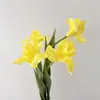 Simulación de comercio exterior flor falsa irlandesa Alice Iris flor artificial adornos para fotografía en casa accesorios para arreglos florales flores
