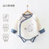 Ropa de RebajaMameluco de Bebé con Relleno de Algodón, Engrosado para Otoño e Invierno, Ropa 100% Algodón Clase A para Recién Nacidos, Mameluco Triangular para Gateo para Bebés