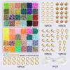 Amazon 48 Colores de Cuentas Pequeñas, Cuentas de Arcilla Suave, Cuentas Espaciadoras, Cuentas con Letras, Cuentas de Caras Sonrientes, Set DIY de Hilo Elástico, Cuentas Checas
