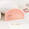 Peine de Media Luna de Macaron de Alto Valor para Flequillo Lindo Portátil Peine de Dientes Finos Color Sólido Regalo para Mejor Amigo Peine para Peinar el Cabello