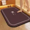 Tierra de Diatomeas Secado Rápido Suave Alfombrilla para Piso Baño Inodoro Entrada Absorbente de Agua Antideslizante Felpudo Cocina Inodoro Entrada Alfombra
