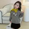Novo Produto Maiyoy para Crianças Suéter de Malha Cartoon Macio e Fofo para Bebê Outono e Inverno Gola Redonda