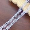 Encaje bordado hueco de flor de ciruelo pequeña bilateral accesorios de diseño artesanal DIY accesorios de cuello de puño accesorios