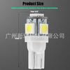 Luz de lectura LED para coche W5W T10 5050 5SMD, luz indicadora de ancho, luz de matrícula, bombilla indicadora de coche