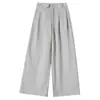 Pantalones de Lana de Pierna Ancha para Mujer Invierno Súper Calientes de Traje Línea A Pantalones Casuales Rectos Petite Pantalones Largos Nuevos 2026