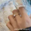 Anillo de Perla de Agua Dulce Natural de Zhuji Plata S925 Circonita Minimalista Diseño de Diamante Único Fresco Clásico de Ins