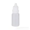 Botella Pequeña de Gotas para Ojos de 10 ml Botella de Plástico Exprimidora Punta Líquida Agua Botella Vacía Botella de Gotas para Ojos Botella de Aceite Esencial