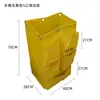 Carro de Limpieza con Bolsa Colgante de Almacenamiento, Bolsa para Ropa Blanca, Carro para Servir Vino, Bolsa Organizadora de Herramientas