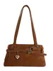 Bolso de axila retro de alta gama para mujer, nuevo bolso de mano de moda tendencia 2026, bolso de hombro de gran capacidad para el día a día, bolso baguette