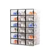 Amazon se especializa en Cajas Organizadoras de Zapatos para Uso Doméstico, Plástico Transparente Juego de 12 Piezas Organizador de Zapatero, Venta al por Mayor Directamente de la Fuente