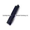 SATA22P base feminina corpo curto compensado de madeira compensada 180 graus placa de fixação 15 + 7 assento masculino 90 graus patch SATA soquete ângulo