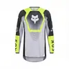 Ropa Deportiva al Aire Libre Ciclismo Hombre Camiseta de Manga Larga Top F Cabeza de Zorro Ropa de Descenso Transpirable Ropa para Motocicleta Todoterreno
