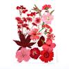 Saco de combinação de flores secas saco de material flor diy saco de combinação capa de celular em relevo rosto de foto maquiagem material de flor real