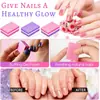 Esponja Pulidora de Uñas al por Mayor Fabricante Mini Cuadrada Pequeña Doble Cara Lima de Uñas Pulidora y Limadora Bloque de Tofu