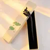 Caja de Regalo para Pasador de Ébano, Pasador de Estilo Chino Tradicional, Accesorio para el Cabello Hanfu, Accesorio de Moda, Adorno para el Cabello, Pasador para Recogido, Sensación de Alta Gama