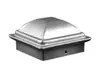 Tampas Quadradas Galvanizadas, Tampões de Extremidade, Postes de Guarda-corpo, Tampas Superiores de Corrimão, Tampas Esféricas para Tubos Redondos de Cerca, Cabeças Decorativas de Coluna de Aço Zincado
