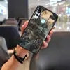 Adequado para Capa de Celular Youmi Líquido Tendência Refrescante Concha Macia Suporte com Pintura Rima Antiga Criativo Cobertura Total Casal Maduro