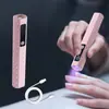 Luz de Tira para Nail Art Portátil, Lâmpada Pequena Portátil para Unhas, Holofote Recarregável, Mini Lâmpada de Fototerapia de Secagem Rápida, Lâmpada para Secagem de Esmalte