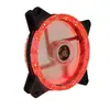 Ventilador de caja de computadora 12CM Star Diamond silencioso luz LED roja ventilador de caja fuente de alimentación de 12V lindo estilo femenino
