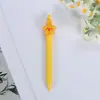 Pluma parche acrílica personalizada de dibujos animados, pluma de gel, linda papelería para estudiantes y oficina, pluma creativa promocional para firmas
