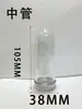 Tubos de Ensayo Contenedores de Tubo de Plástico, Empaques Transparentes de PET, Botellas de Plástico para Granos, Té, Cebo de Pesca, Artículos Pequeños, Cosméticos