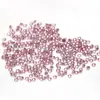 Atacado Roxo Pequeno Redondo Moissanita Pedras Soltas Pedras de Carbono Silício Sintéticas 1,0-2,9 mm Pedras de Moissanita Coloridas