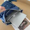 Linda Mochila de Verão Nova Estilo Japonês Simples Grande Capacidade Estilo Universitário Mochila Unissex da Moda Bolsa para Mamãe P