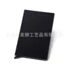 Portatarjetas automático emergente de aleación de aluminio para hombres y mujeres, tarjetero de presentación, portatarjetas de crédito con protección RFID, caja de tarjetas anti-desmagnetización