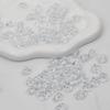 Resina Gelo Moído Colorido Feito à Mão DIY Acessórios Ornamentos Micro Paisagem Suporte de Exibição Garrafa Areia Movediça Adereços de Fotografia em Forma de Diamante Mesa de Areia