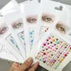 Parche Acrílico para Maquillaje de Ojos Infantil Parche de Diamante para Ojos Decoración Facial Parche de Joyería de Perlas Parche de Maquillaje de Pedrería para Actuación en Escenario