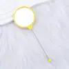 Espejo Pequeño de Mano DIY con Cuentas Espejo HD Multicolor Espejo de Maquillaje ins Espejo de Belleza Portátil para Estudiantes y Niñas