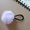 Otoño e Invierno Gorro de Felpa Color Caramelo Pompon de Pelo Cuerda para el Cabello Popular Coreana Niña Banda Elástica Anillo para el Cabello Accesorios para el Cabello Piel Sintética