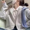 Sudadera con Capucha Ropa Sudadera con Capucha Estampada Harajuku de Alta Gama Abrigo para Mujer Chica Mori Personalizado Calle Explosiones