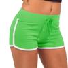 Shorts esportivos femininos europeus e americanos transfronteiriços Calças quentes femininas com cadarço Calças quentes Roupa externa Fitness Running Yoga Shorts esportivos