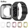 Para Apple Watch Series 10 Funda de Reloj Agujero Redondo Hueco Funda Suave 42/46 mm