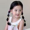 Linda banda para el cabello de niña, banda elástica para el cabello de bebé infantil y niño pequeño, banda elástica para el cabello de niños, alta elasticidad y no daña la cuerda para el cabello