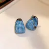 Brincos Europeus e Americanos Retrô em Forma de Gota com Zircônia, Estilo Vintage, Elegantes e Modernos, Brincos Únicos com Sensação de Luxo Leve e de Alta Qualidade